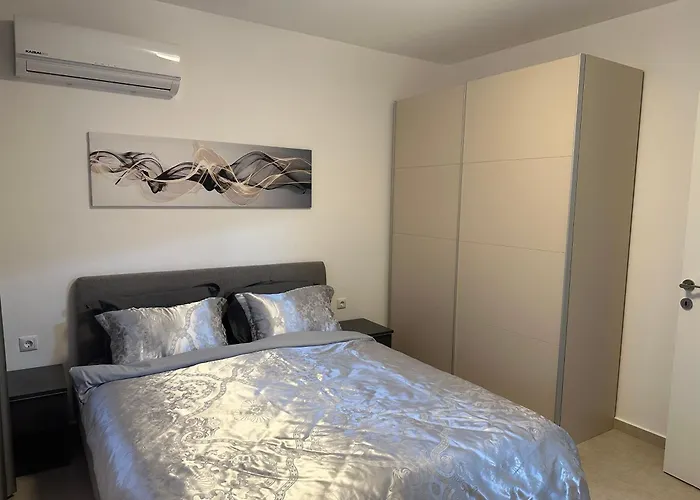 아파트 Premium Polarstar Luxury 150 M Zum Pool 3 Balkone Meeresblick Google Tv Bis Zu 6 Personen