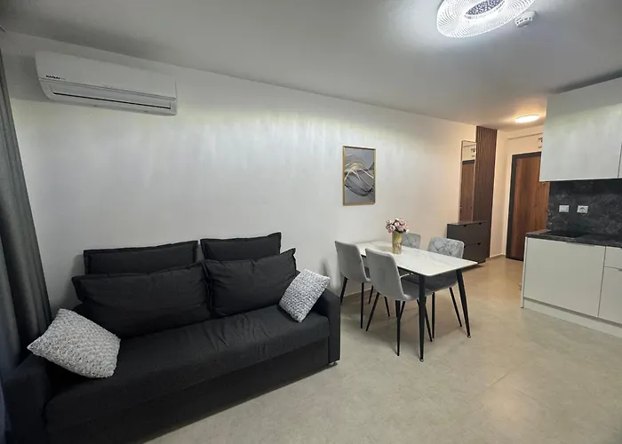 Premium Polarstar Luxury 150 M Zum Pool 3 Balkone Meeresblick Google Tv Bis Zu 6 Personen 아파트 스베티 블라스